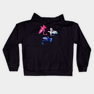 Cute dragon illustration Kids Hoodie